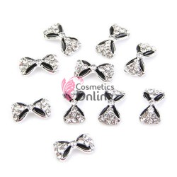 Decoratiuni 3D Metalice 145 Fundite cu cristale Argintii 
